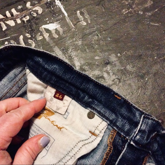 7 FAM Flip Flop Bootcut Jeans Medium Wash - Picture 3 of 5